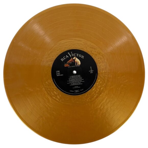 Elvis Presley Golden Records Walmart Exclusive Gold Vinyl LP 2020 Orthophonic - Picture 4 of 9